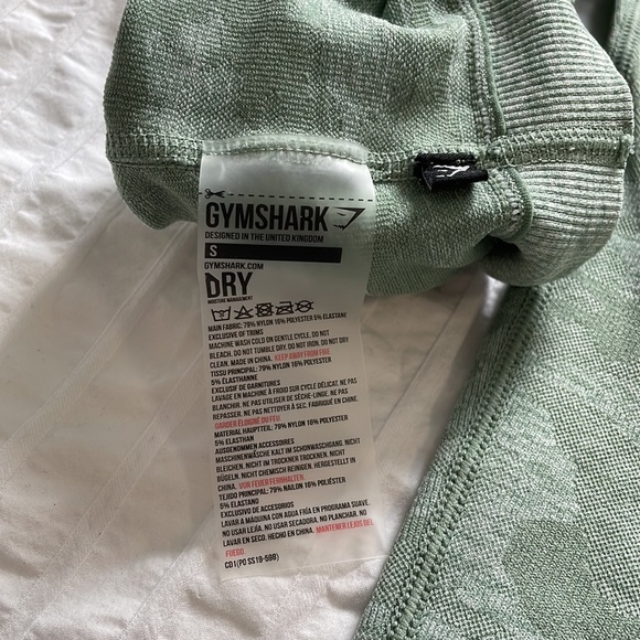 Gymshark Green Original Camo Seamless Leggings - Picture 4 of 4